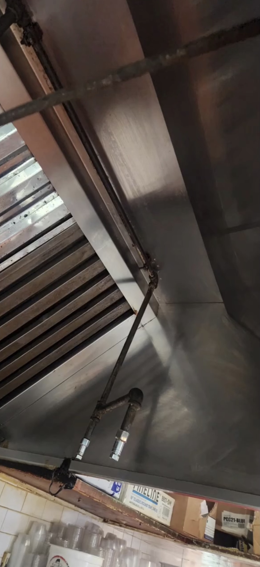 After exhaust hood cleaning